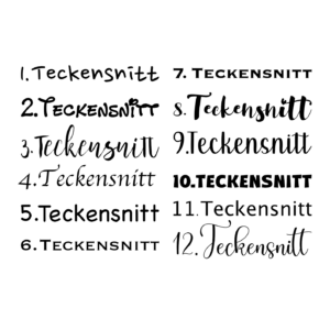 Vinyltryck valfritt namn eller text