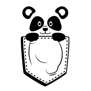 Panda i fickan