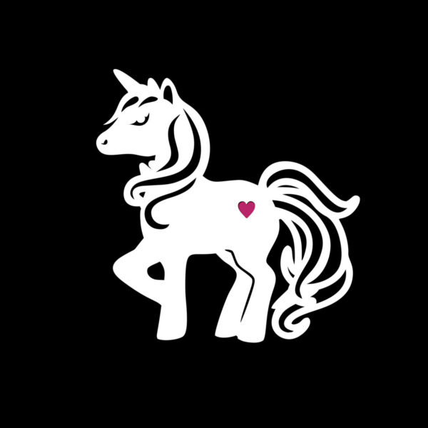 Unicorn i textilvinyl