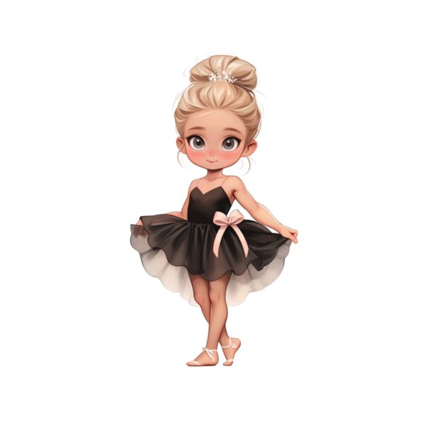 DTF Transfer Textiltryck -  Chocolate Ballerina