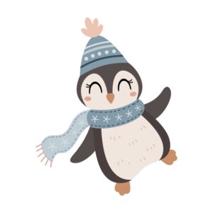 DTF Transfer Textiltryck - Penguin N:o 9