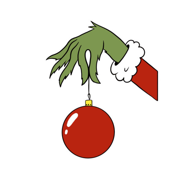 DTF Transfer Textiltryck  Christmas ball