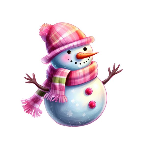 DTF Transfer Textiltryck  Snowman N:o 4