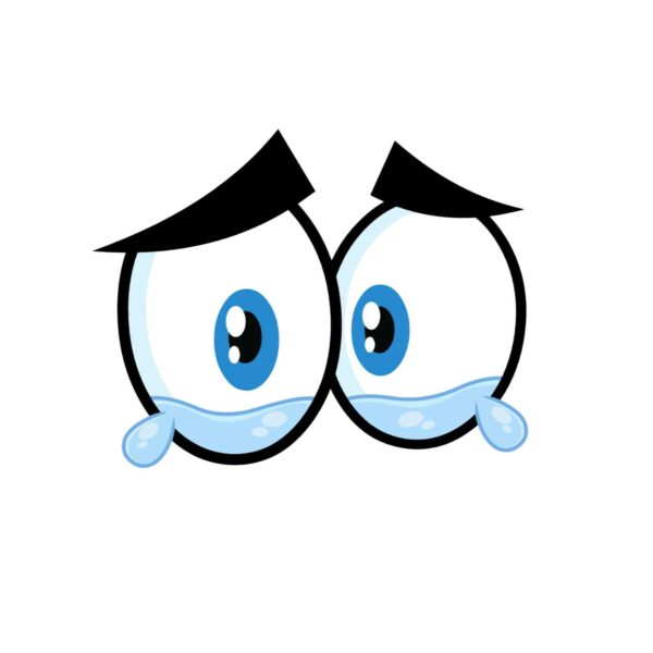 DTF Transfer Textiltryck - Cartoon eyes N:o 4