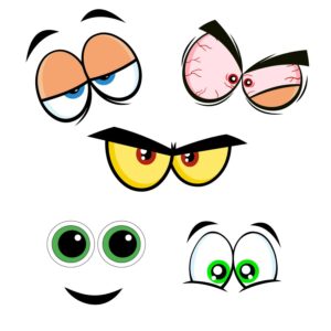 DTF Cartoon eyes
