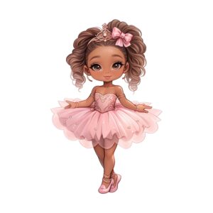 DTF Transfer Textiltryck -  Pink Ballerina N:o 5