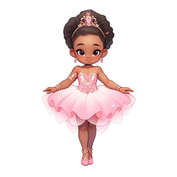 DTF Transfer Textiltryck -  Pink Ballerina N:o 4