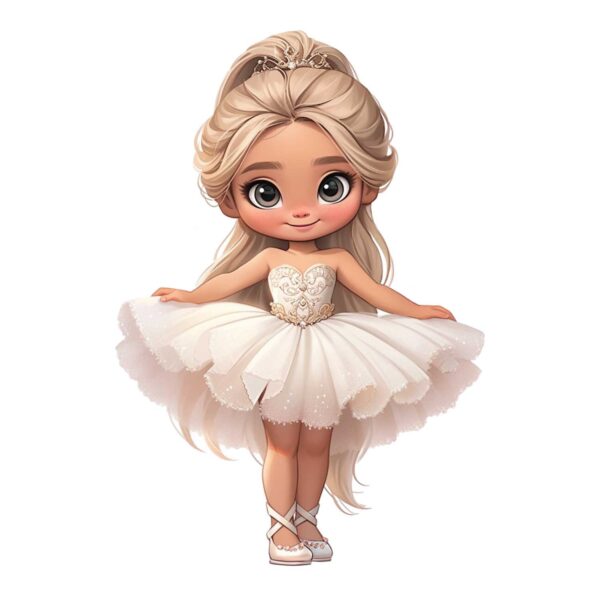 DTF Transfer Textiltryck -  Cream Ballerina
